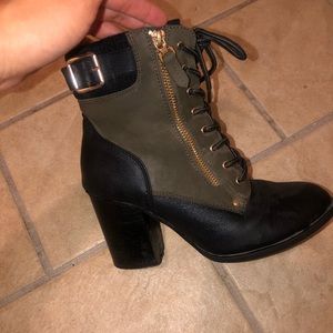 High heels and boots